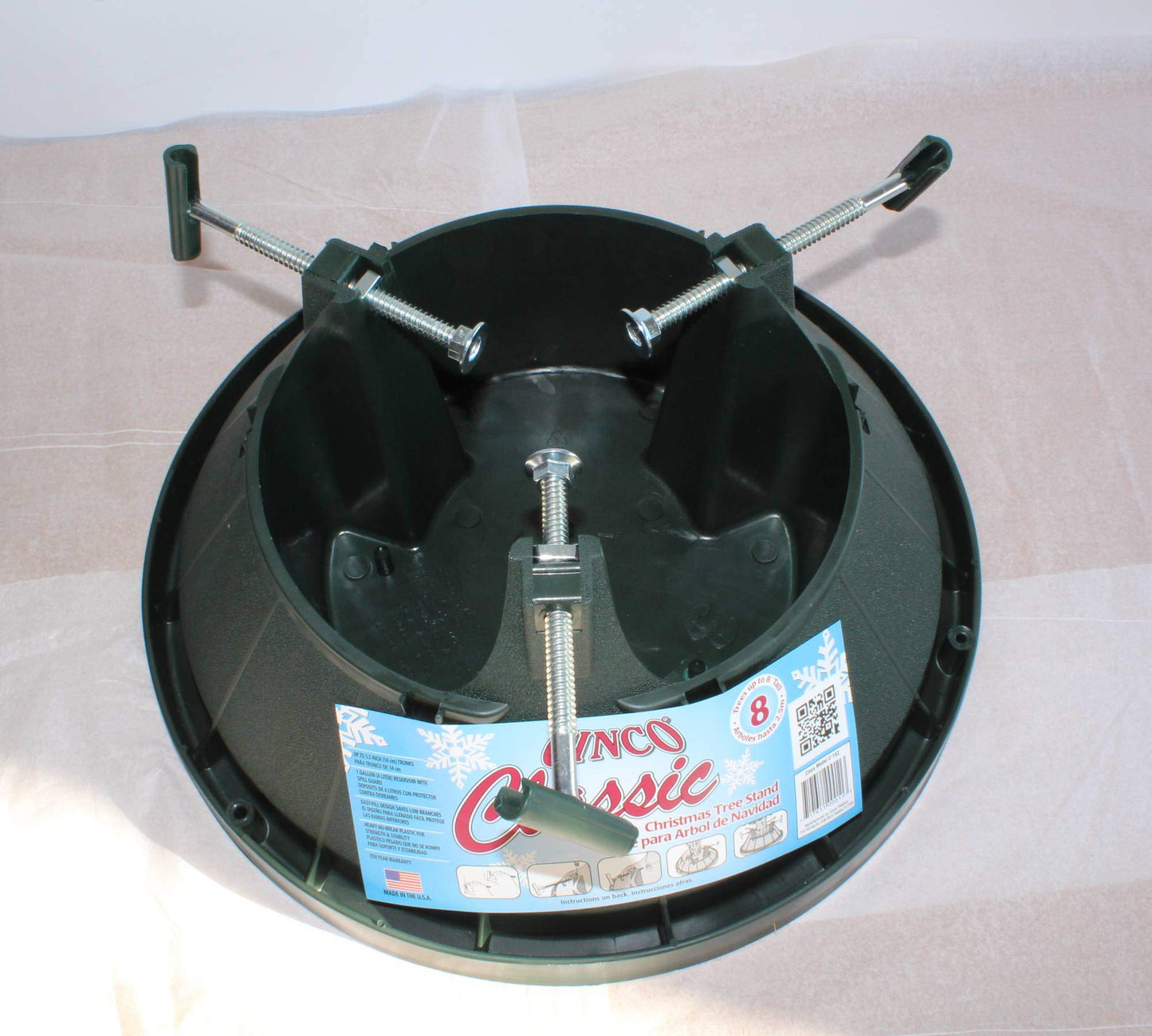 Christmas Tree Stand for Live Trees – Premium, Lightweight & Durable (Fits Tabletop to 10 ft Trees)