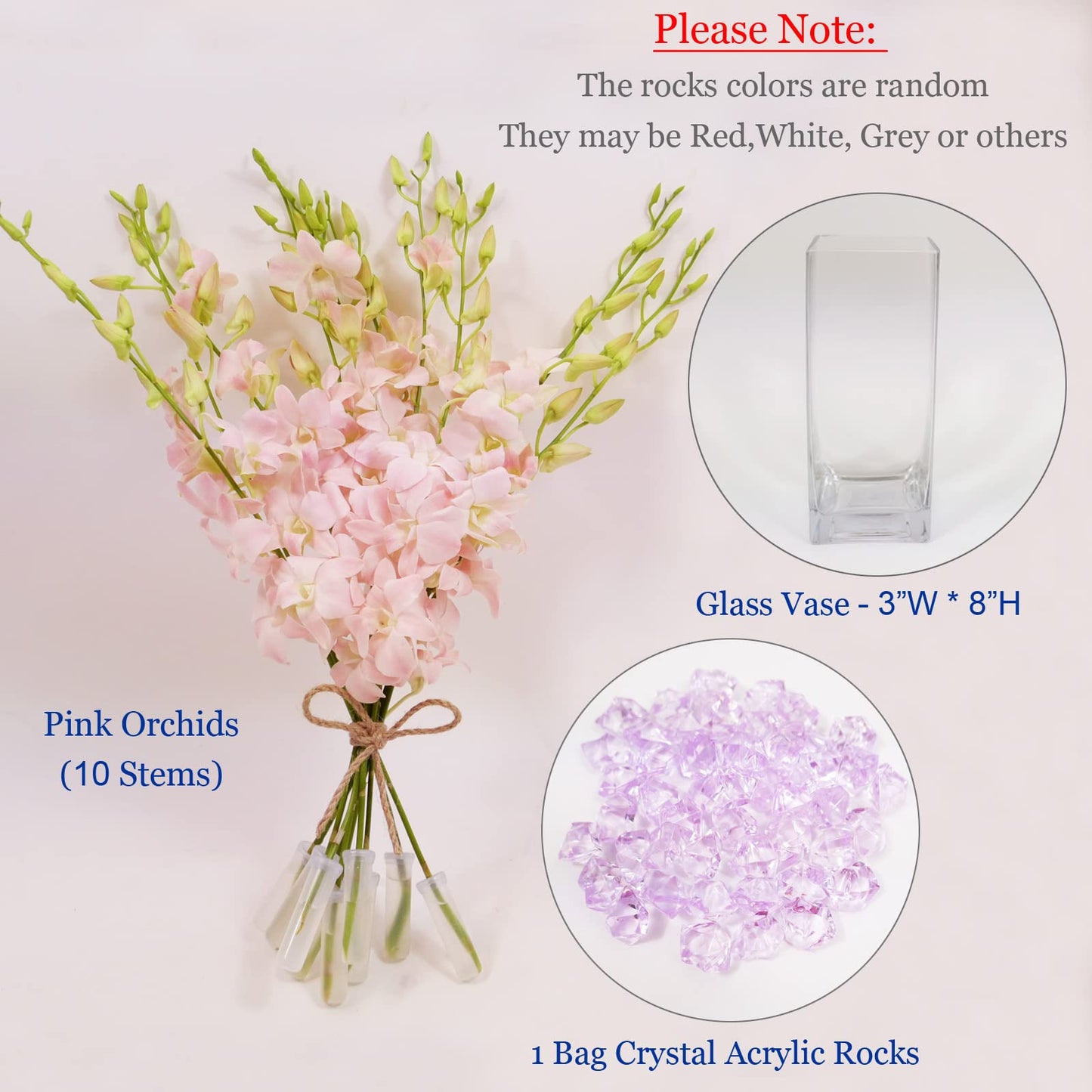 Jinda Sweet (Peachy Pink) Cut Dendrobium Orchids